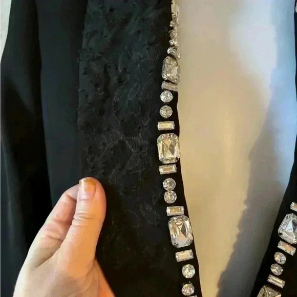 L’Agrence Lace and Jeweled Jacket - Picture 2 of 9